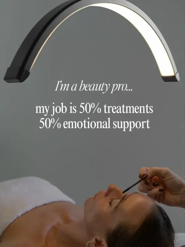 Professional skincare treatment